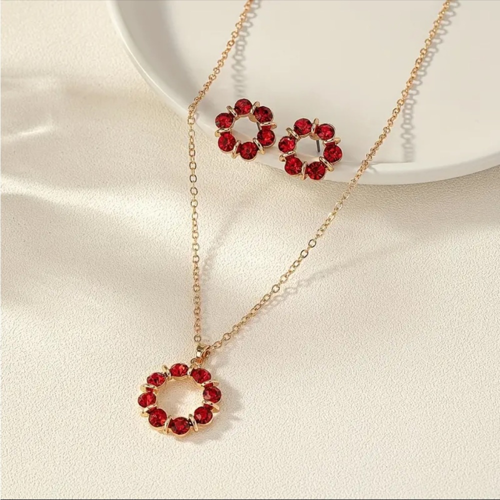 Necklace and Earrings